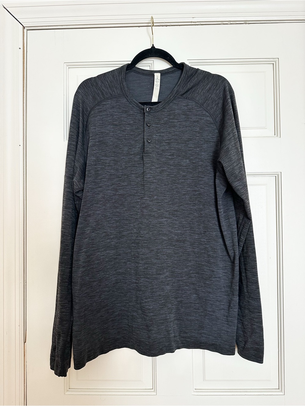 lululemon athletica Dark Charcoal long sleeve top XL